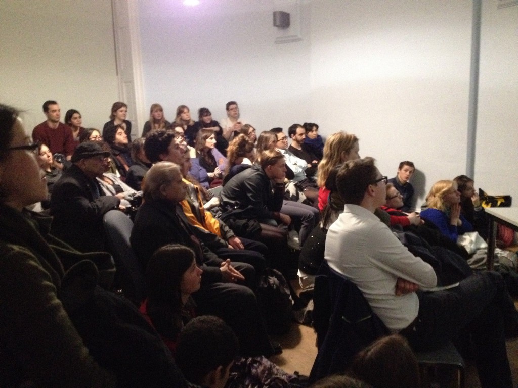 The crowd at 'A Syrian Love Story' 