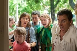 BAD DAY -- Steve Carell, Jennifer Garner, Zoey/Elise Vargas, Kerris Dorsey, Dylan Minnette and Ed Oxenbould portray a family enduring a very bad day in the heartfelt and hilarious big-screen adaptation of Judith Viorst's 1972 children's book. "Alexander and the Terrible, Horrible, No Good, Very Bad Day" hits theaters Oct. 10, 2014. Photo by: Dale Robinette. ¬©2013 Disney Enterprises, Inc. All Rights Reserved.
